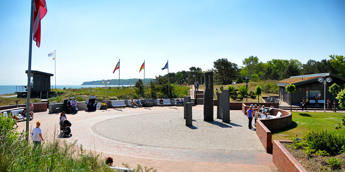 Ostseebad Baabe auf Rügen am Strand