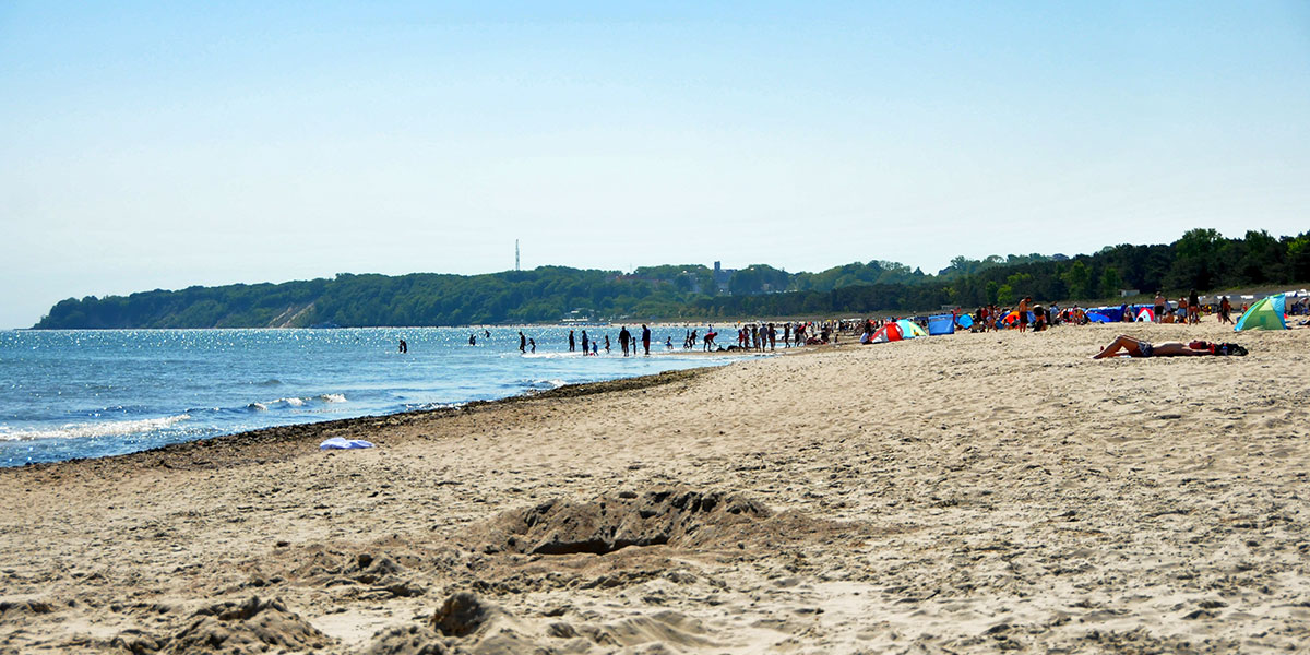 Ostseestrand Baabe auf Rügen